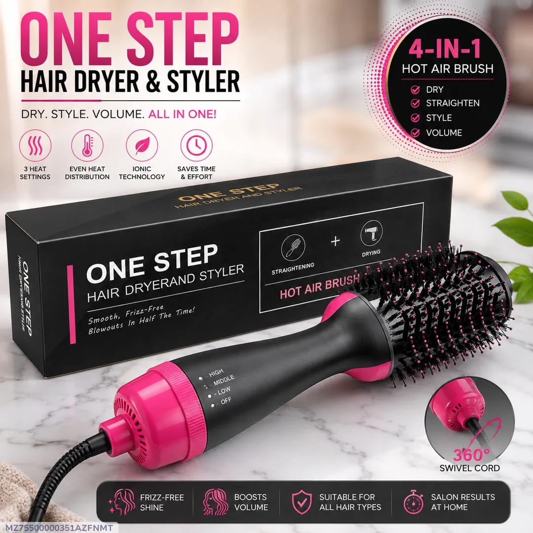 How to Get Salon-Like Hair at Home: Hair Dryer & Styler Brush Guide
