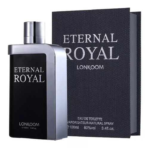 Eternal Royal Perfume for Men 100ml Black Silver Bottle