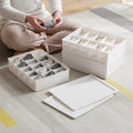 Three-in-One Underwear Storage Box for Home Organization
