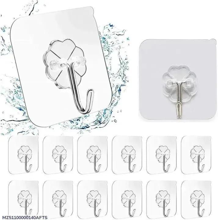 Wall Mount Clips 10Pcs ABS Plastic Cloud Shaped