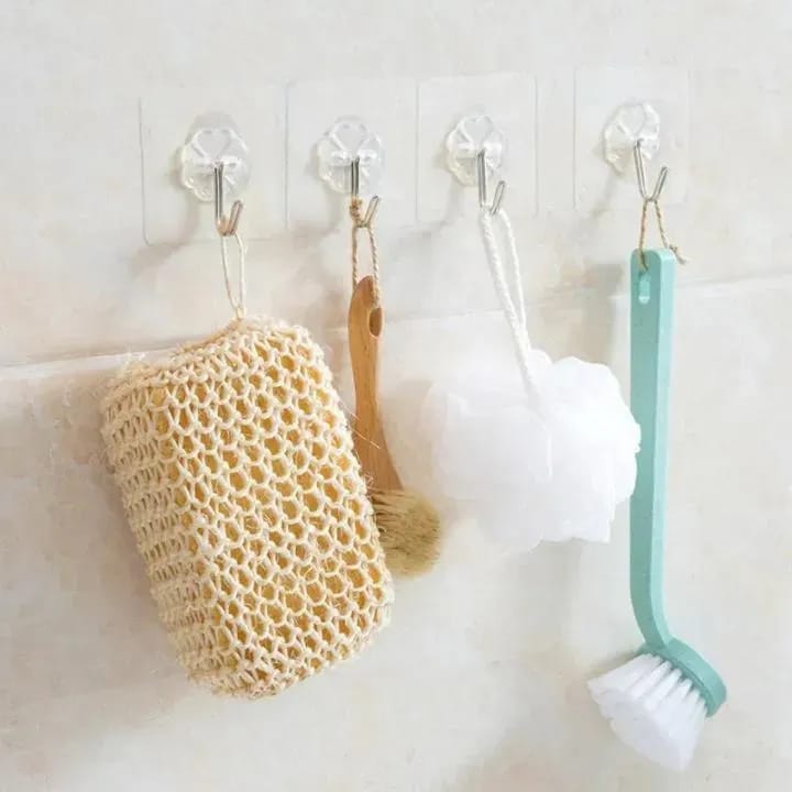 Wall Mount Clips 10Pcs ABS Plastic Cloud Shaped