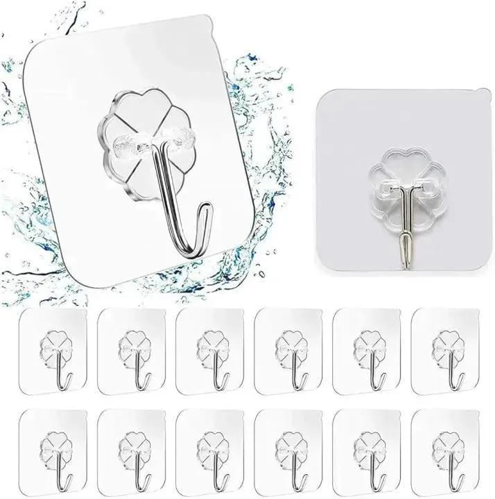 Wall Mount Clips 10Pcs ABS Plastic Cloud Shaped